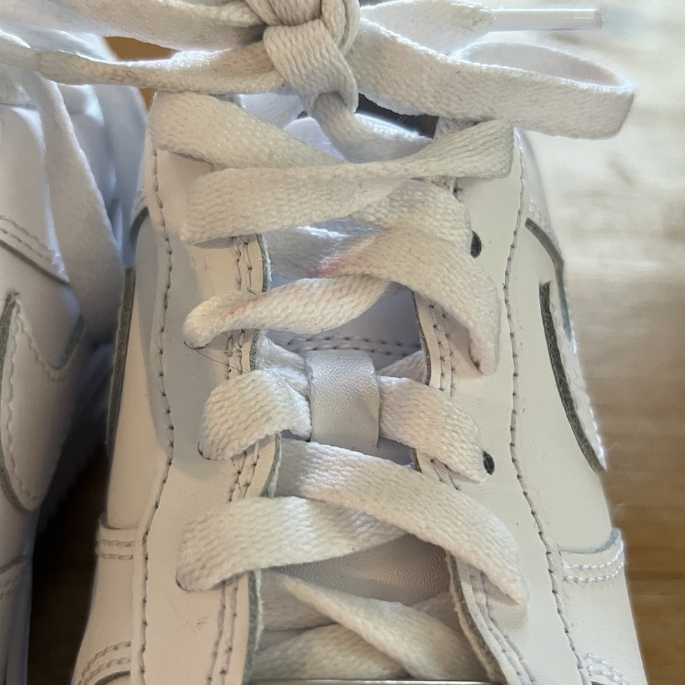 Nike Air Force 1 Low White Sneakers Shoes Youth 4.5Y FV5951-111 AF1 - Picture 5 of 9